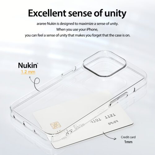 Araree รุ่น Nukin - เคส iPhone 15 Pro - สี Clear - Image 7