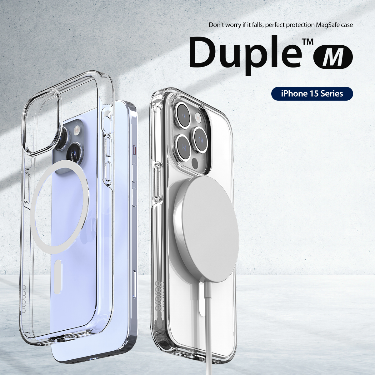 Araree รุ่น Duple M - เคส iPhone 15 Pro - สี Clear