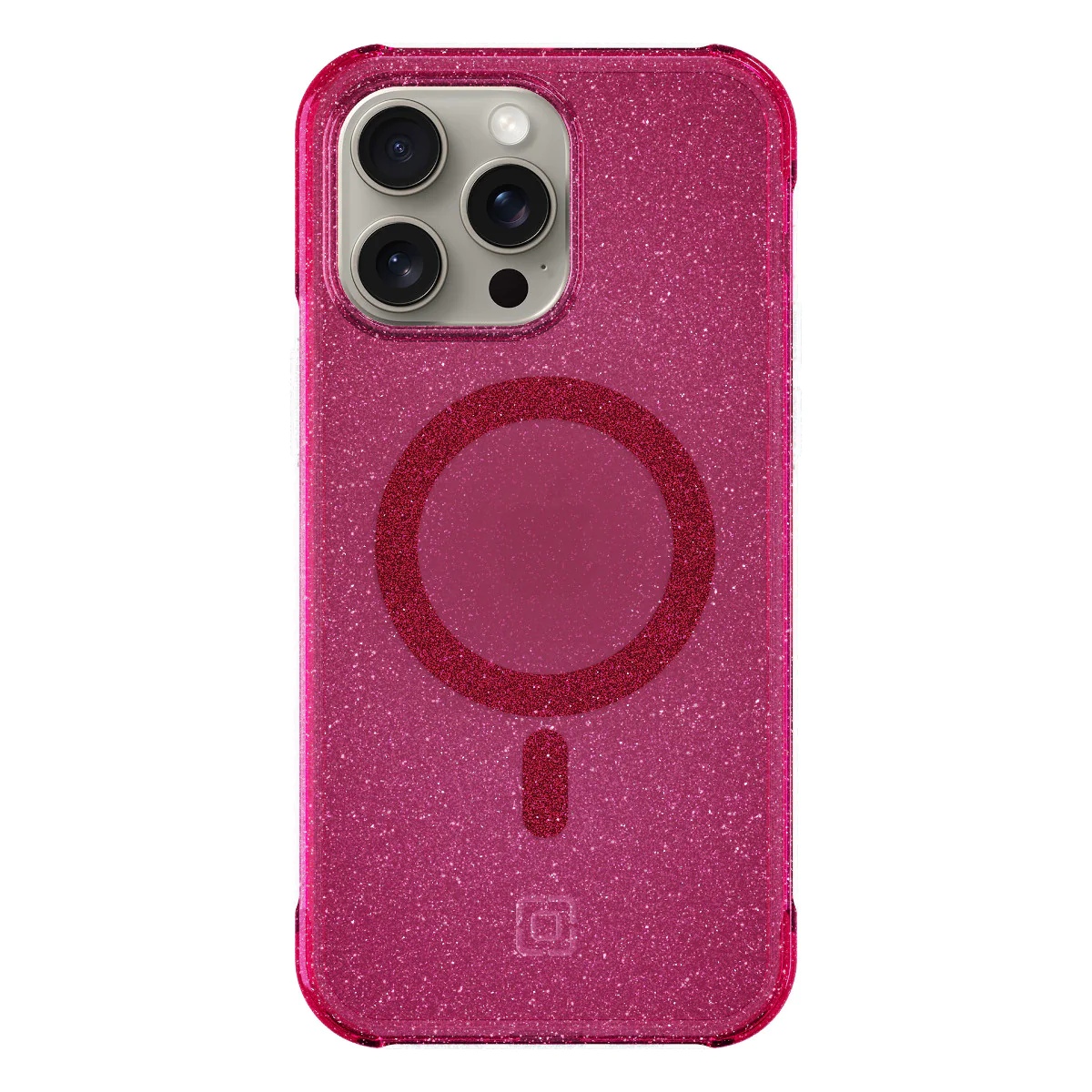 Incipio รุ่น Forme Protective for MagSafe - เคส iPhone 15 Pro Max - Pop Pink Glitter