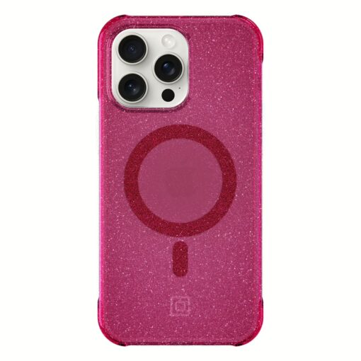 Incipio รุ่น Forme Protective for MagSafe - เคส iPhone 15 Pro Max - Pop Pink Glitter - Image 7