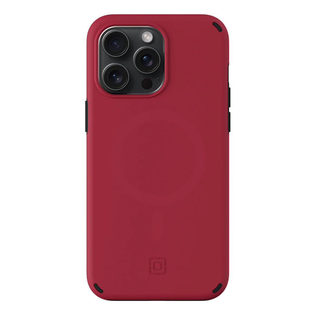 Incipio รุ่น Duo MagSafe - เคส iPhone 15 Pro Max - สี Crimson/Black