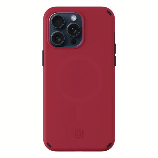 Incipio รุ่น Duo MagSafe - เคส iPhone 15 Pro Max - สี Crimson/Black - Image 3