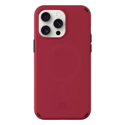Incipio รุ่น Duo MagSafe - เคส iPhone 15 Pro Max - สี Crimson/Black