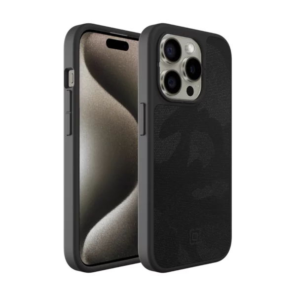 Incipio รุ่น cru. Protective for MagSafe - เคส iPhone 15 Pro - สี Black Camo 19 Incipio รุ่น cru. Protective for MagSafe - เคส iPhone 15 Pro - สี Black Camo