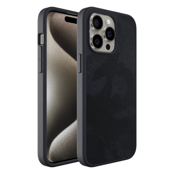 Incipio รุ่น cru. Protective for MagSafe - เคส iPhone 15 Pro Max - สี Navy Camo