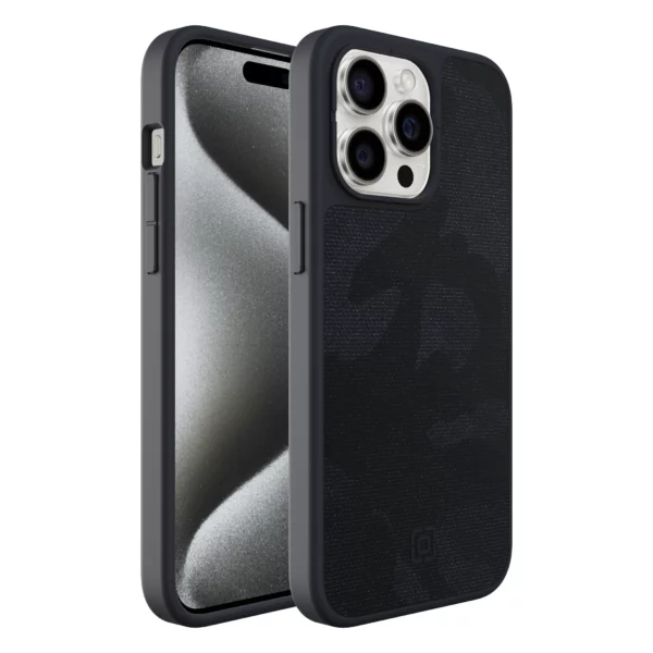 Incipio รุ่น cru. Protective for MagSafe - เคส iPhone 15 Pro Max - สี Navy Camo