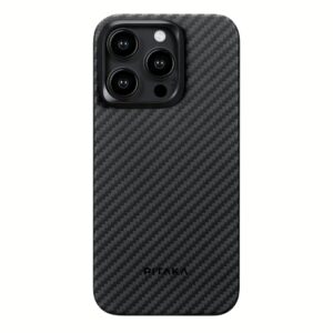 Pitaka รุ่น MagEZ Case 4 (1500D) - เคส iPhone15 Pro - สี Black/Grey Twill