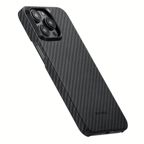 Pitaka รุ่น MagEZ Case 4 (1500D) - เคส iPhone15 Pro - สี Black/Grey Twill - Image 3