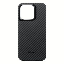Pitaka รุ่น MagEZ Case 4 (1500D) - เคส iPhone15 Pro - สี Black/Grey Twill