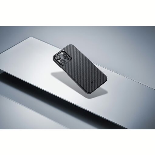 Pitaka รุ่น MagEZ Case 4 (1500D) - เคส iPhone15 Pro - สี Black/Grey Twill - Image 7