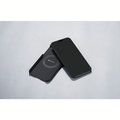 Pitaka รุ่น MagEZ Case 4 (1500D) - เคส iPhone15 Pro - สี Black/Grey Twill - Image 8