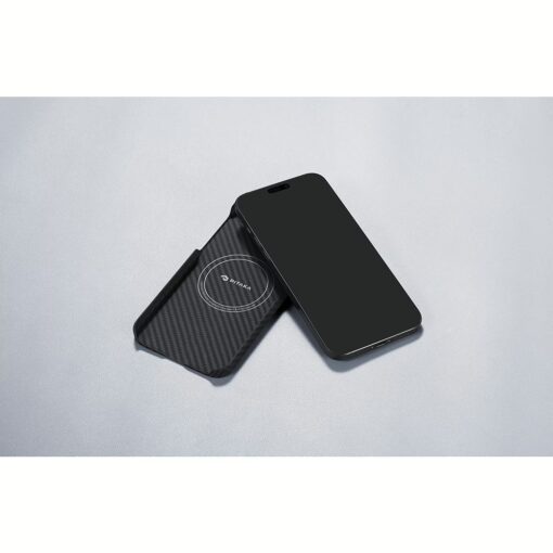 Pitaka รุ่น MagEZ Case 4 (1500D) - เคส iPhone15 Pro - สี Black/Grey Twill - Image 8