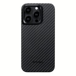 Pitaka รุ่น MagEZ Case 4 (1500D) - เคส iPhone 15 Pro Max - สี Black/Grey Twill