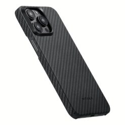 Pitaka รุ่น MagEZ Case 4 (1500D) - เคส iPhone 15 Pro Max - สี Black/Grey Twill