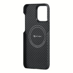 Pitaka รุ่น MagEZ Case 4 (1500D) - เคส iPhone 15 Pro Max - สี Black/Grey Twill