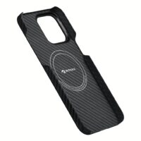 Pitaka รุ่น MagEZ Case 4 (1500D) - เคส iPhone 15 Pro Max - สี Black/Grey Twill