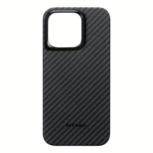 Pitaka รุ่น MagEZ Case 4 (1500D) - เคส iPhone 15 Pro Max - สี Black/Grey Twill - Image 6