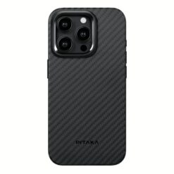 Pitaka รุ่น MagEZ Case Pro 4 (1500D) - เคส iPhone15 Pro - สี Black/Grey Twill