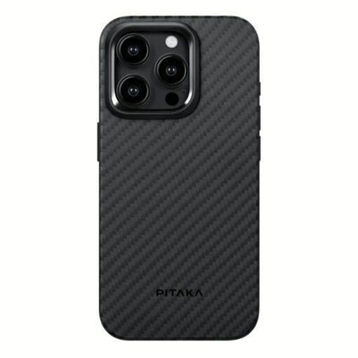 Pitaka รุ่น MagEZ Case Pro 4 (1500D) - เคส iPhone15 Pro - สี Black/Grey Twill