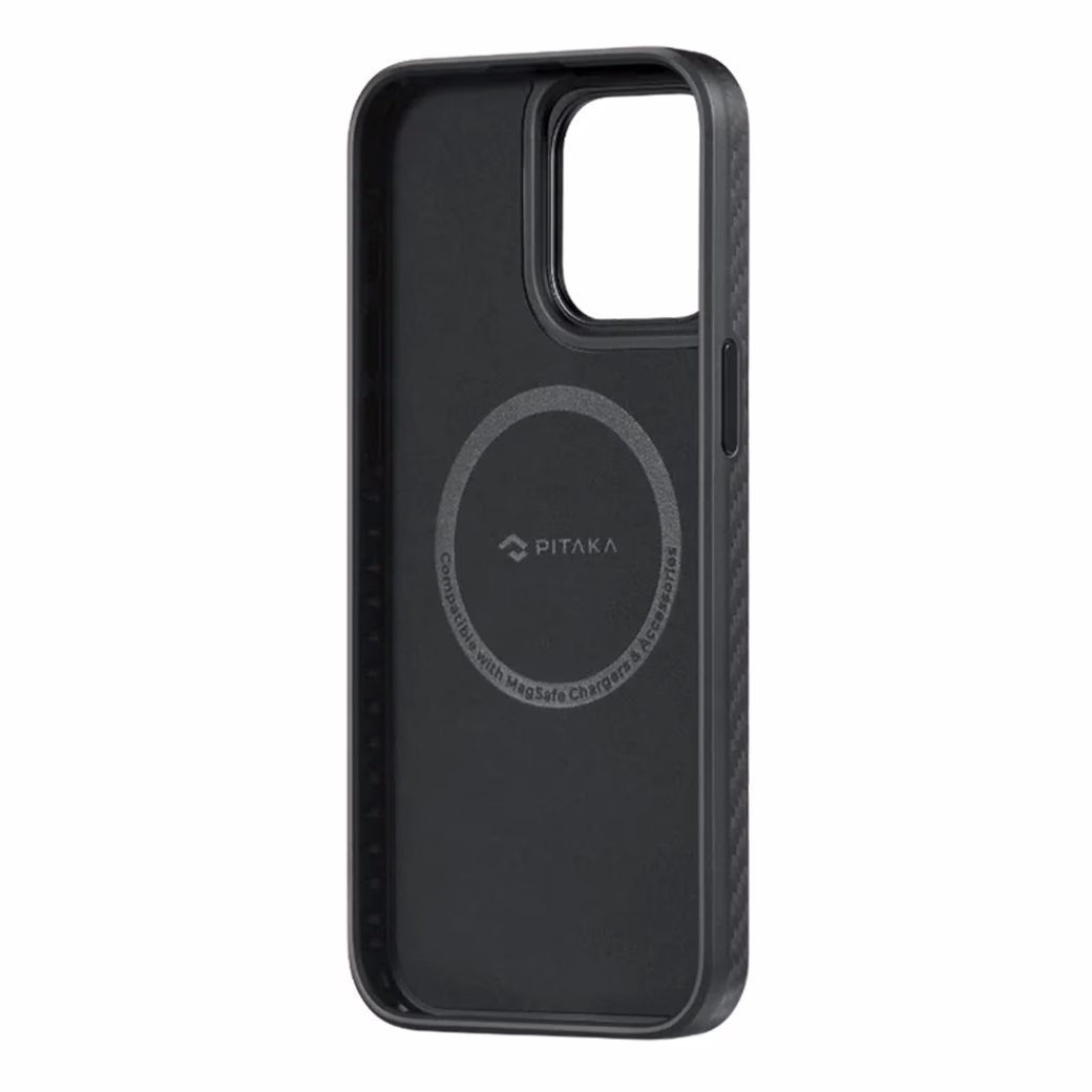 Pitaka รุ่น MagEZ Case Pro 4 (1500D) - เคส iPhone 15 Pro Max - สี Black/Grey Twill