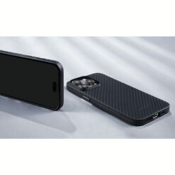 Pitaka รุ่น MagEZ Case Pro 4 (1500D) - เคส iPhone15 Pro - สี Black/Grey Twill