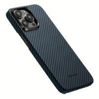 Pitaka รุ่น MagEZ Case 4 (1500D) - เคส iPhone15 Pro - สี Black/Blue Twill