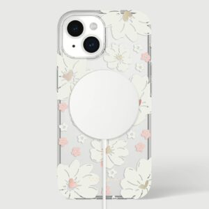 Kate Spade รุ่น Protective Case with MagSafe - เคส iPhone 15 - สี Classic Peony