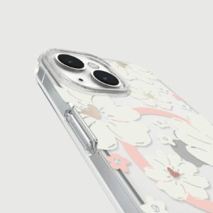 Kate Spade รุ่น Protective Case with MagSafe - เคส iPhone 15 - สี Classic Peony