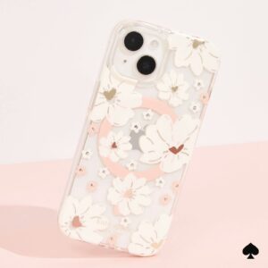 Kate Spade รุ่น Protective Case with MagSafe - เคส iPhone 15 - สี Classic Peony