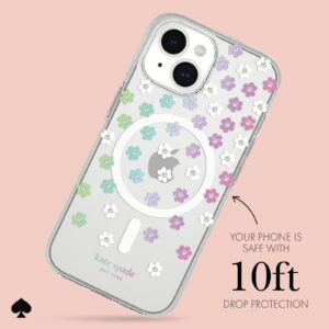 Kate Spade รุ่น Protective Case with MagSafe - เคส iPhone 15 - สี Scattered Flowers