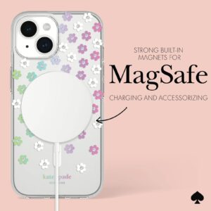 Kate Spade รุ่น Protective Case with MagSafe - เคส iPhone 15 - สี Scattered Flowers