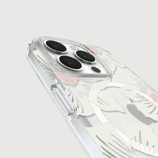 Kate Spade รุ่น Protective Case with MagSafe - เคส iPhone 15 Pro - สี Hollyhock Cream - Image 3