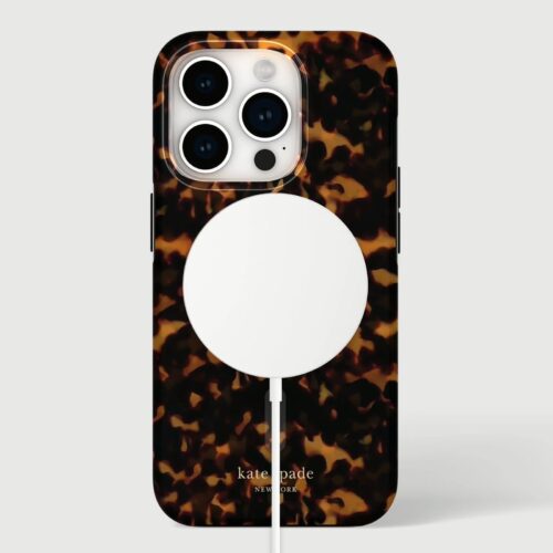 Kate Spade รุ่น Protective Case with MagSafe - เคส iPhone 15 Pro - สี Transparent Tortoise - Image 2