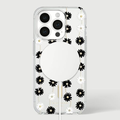 Kate Spade รุ่น Protective Case with MagSafe - เคส iPhone 15 Pro - สี Daisy Chain