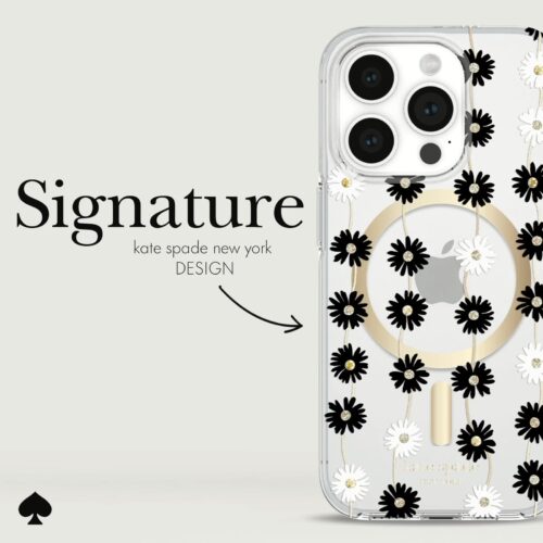 Kate Spade รุ่น Protective Case with MagSafe - เคส iPhone 15 Pro - สี Daisy Chain - Image 6