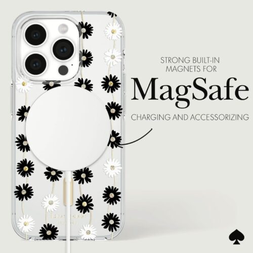 Kate Spade รุ่น Protective Case with MagSafe - เคส iPhone 15 Pro - สี Daisy Chain - Image 8