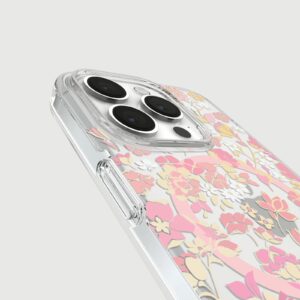 Kate Spade รุ่น Protective Case with MagSafe - เคส iPhone 15 Pro - สี Flowerbed Pink Ombre
