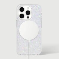 Kate Spade รุ่น Protective Case with MagSafe - เคส iPhone 15 Pro - สี Chunky Glitter Iridescent