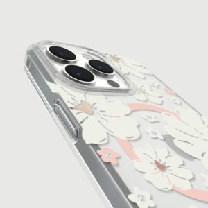 Kate Spade รุ่น Protective Case with MagSafe - เคส iPhone 15 Pro Max - สี Classic Peony