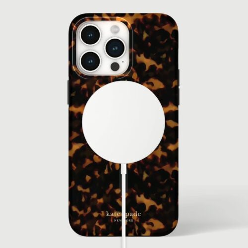 Kate Spade รุ่น Protective Case with MagSafe - เคส iPhone 15 Pro Max - สี Transparent Tortoise - Image 2