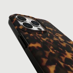 Kate Spade รุ่น Protective Case with MagSafe - เคส iPhone 15 Pro Max - สี Transparent Tortoise