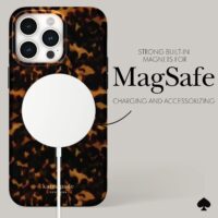 Kate Spade รุ่น Protective Case with MagSafe - เคส iPhone 15 Pro Max - สี Transparent Tortoise