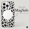 Kate Spade รุ่น Protective Case with MagSafe - เคส iPhone 15 Pro Max - สี City Leopard Black