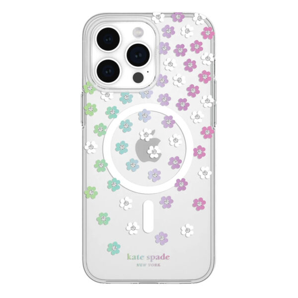 Kate Spade รุ่น Protective Case with MagSafe - เคส iPhone 15 Pro Max - สี Scattered Flowers 16 Kate Spade รุ่น Protective Case with MagSafe - เคส iPhone 15 Pro Max - สี Scattered Flowers
