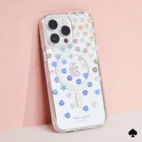 Kate Spade รุ่น Protective Case with MagSafe - เคส iPhone 15 Pro Max - สี Scattered Flowers
