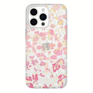Kate Spade รุ่น Protective Case with MagSafe - เคส iPhone 15 Pro Max - สี Flowerbed Pink Ombre