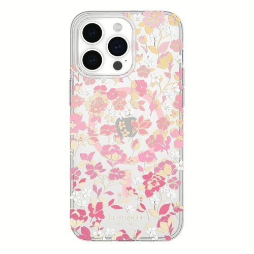 Kate Spade รุ่น Protective Case with MagSafe - เคส iPhone 15 Pro Max - สี Flowerbed Pink Ombre