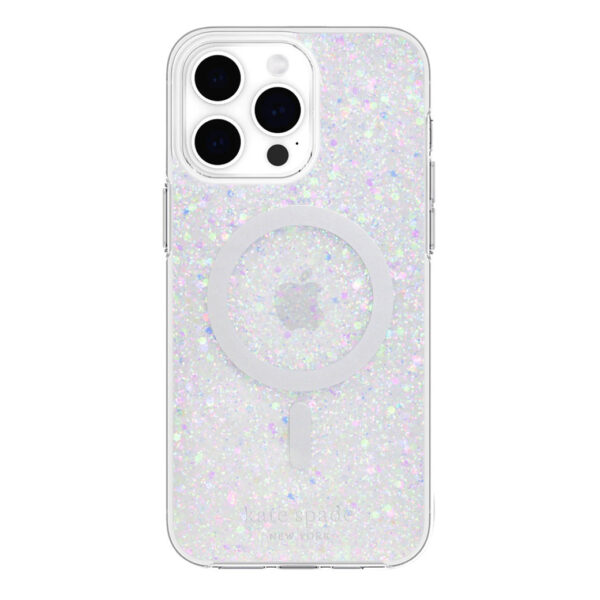 Kate Spade รุ่น Protective Case with MagSafe - เคส iPhone 15 Pro Max - สี Chunky Glitter Iridescent 22 Kate Spade รุ่น Protective Case with MagSafe - เคส iPhone 15 Pro Max - สี Chunky Glitter Iridescent