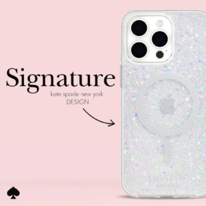 Kate Spade รุ่น Protective Case with MagSafe - เคส iPhone 15 Pro Max - สี Chunky Glitter Iridescent