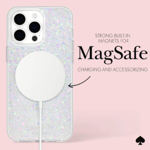 Kate Spade รุ่น Protective Case with MagSafe - เคส iPhone 15 Pro Max - สี Chunky Glitter Iridescent